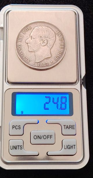 2 Monedas Plata de 5 Pesetas Alfonso XIII y XII