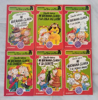 Pack 6 libros "Mi Hermana Clara"