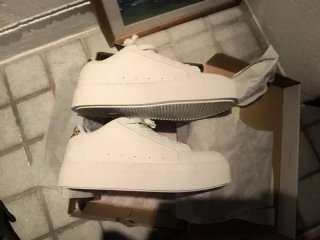 Zapatillas Kappa Blancas con Leopardo