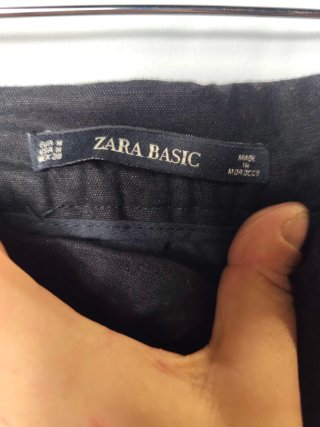Falda Zara Basic Negra Talla Única