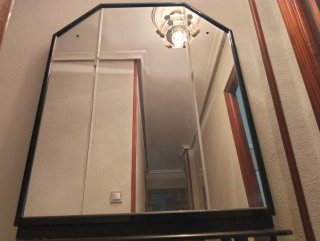 Mueble recibidor con espejo 1 metro x30 cm