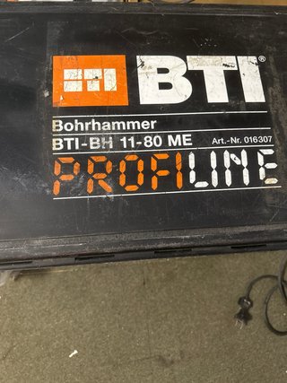 Martillo Rotativo BTI-BH 11-80 ME S MARCA DE BOSCH
