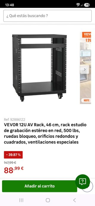 Rack DIGITUS Negro