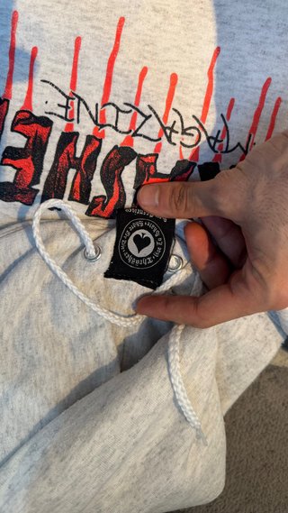 Sudadera Thrasher Magazine Gris Roja