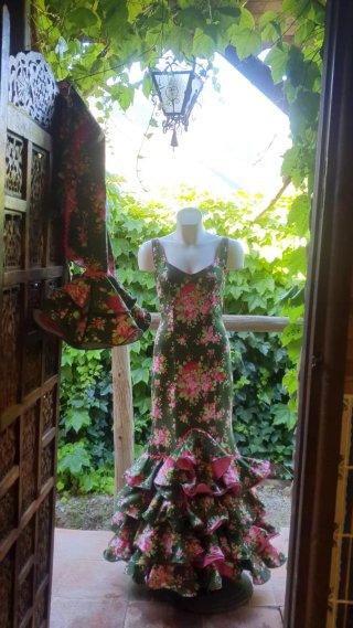 Traje Flamenca Vistoso Aires de Feria