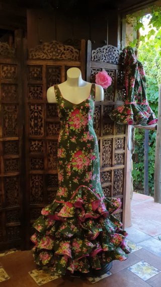 Traje Flamenca Vistoso Aires de Feria