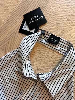 By Bitte Kai Rand Striped Halter Top Open Back NWT