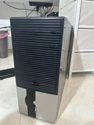 PC Fisso Desktop Case Nero/Argento