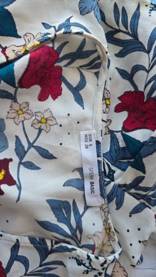 Blusa floral Sfera Talla S