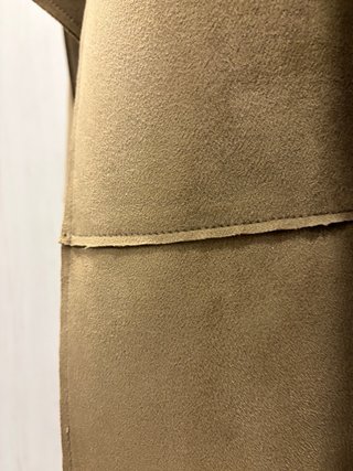 Chaleco Zara ante marrón