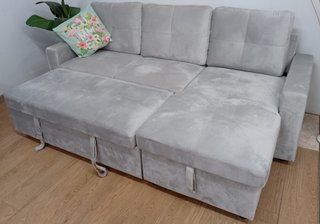 Sofá Cama (PAU), en Terciopelo, Cómodo. EN OFERTA!