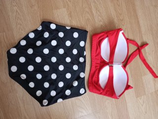 Bikini Pin-up Retro Talla L
