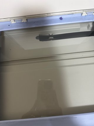 Impresora HP Azul y Blanca