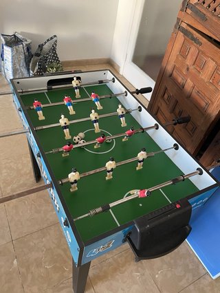 Mesa de juegos 4 en 1: Futbolín, Billar, Ping Pong