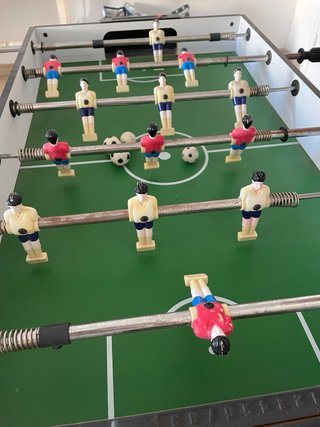Mesa de juegos 4 en 1: Futbolín, Billar, Ping Pong
