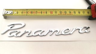 EMBLEMA LETRAS PORSCHE PANAMERA CROMADAS