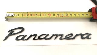 EMBLEMA LETRAS PORSCHE PANAMERA NEGRAS