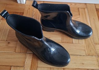 Botas de agua negras talla 36