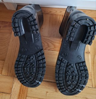 Botas de agua negras talla 36
