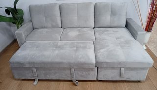 Sofá Cama (PAU), en Terciopelo, Cómodo. EN OFERTA!