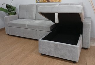 Sofá Cama (PAU), en Terciopelo, Cómodo. EN OFERTA!