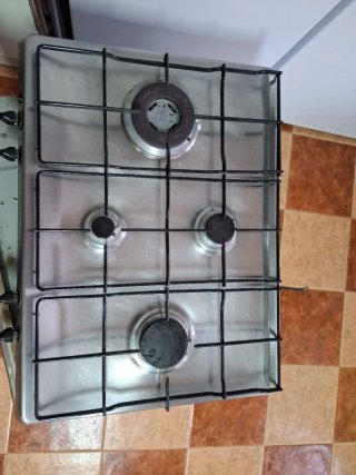 Conjunto horno y placa de gas