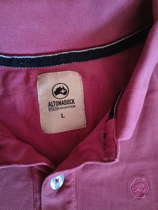 Polo Altonadock Logo Bordado Talla L Rosa