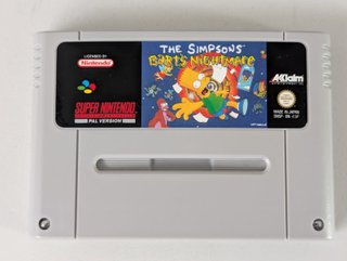 The Simpsons Bart's Nightmare Super Nintendo
