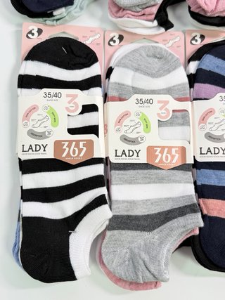 24 Pares Calcetines Mujer Algodón Tobilleros