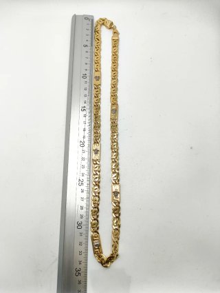 ORO NUEVO 18KT Cadena Italiana Versace 70cm largo