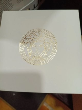Caja Reloj Versace Blanca y Dorada
