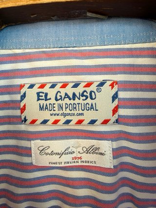 Camisa a rayas EL GANSO talla 42