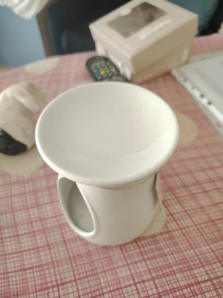 Porta profumi Yankee Candle bianco