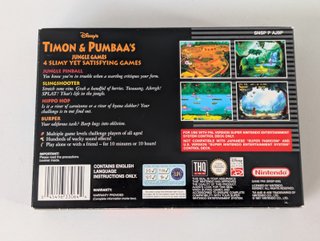 Disney Timon & Pumbaa's Jungle Games SNES