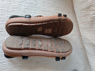 Sandalias marrones negras mujer talla 38 bohemia