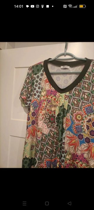Vestido estampado talla L sin estrenar