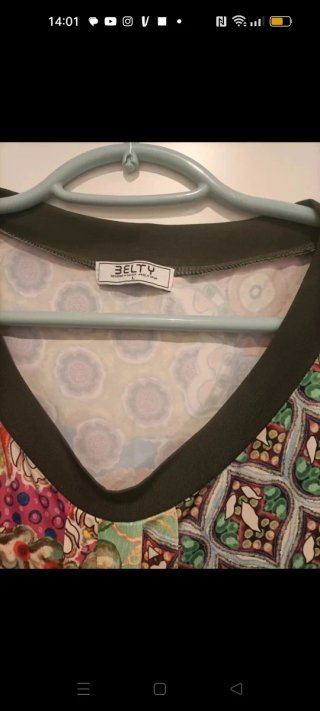Vestido estampado talla L sin estrenar