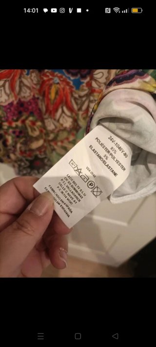 Vestido estampado talla L sin estrenar