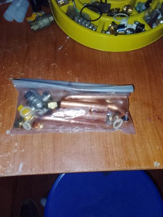 Kit montaggio caldaia