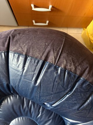 Poltrona gonfiabile blu scuro