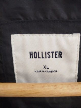 Chaqueta Retro Hollister Azul Hombre XL