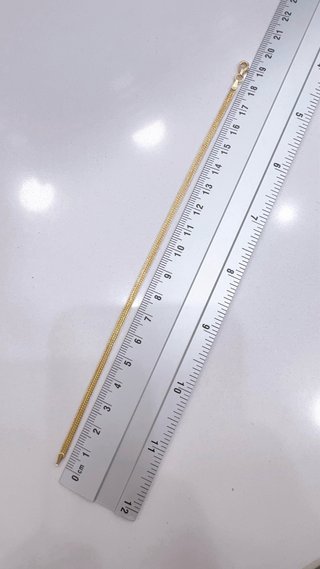 Bracciale maglia milanese in oro giallo 18kt 750