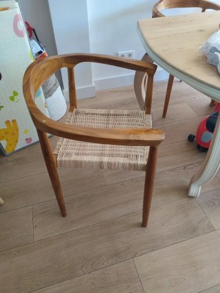Pack 4 Sillas Sklum Kiemer Madera