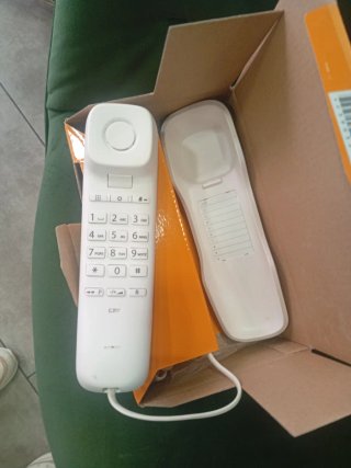 Teléfono Gigaset DA210 Beige/Blanco