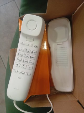 Teléfono Gigaset DA210 Beige/Blanco