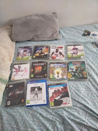 Juegos de PS3 y FIFA 21 de PS4