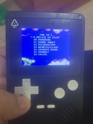 Consola de videojuegos ba con pilas288 juegos