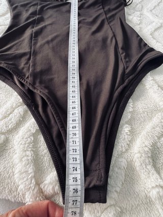 Body Zara Marrón con Aro Dorado