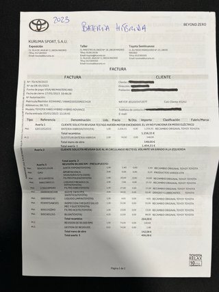 Yaris hibrido 101 cv Advance 132000 km
