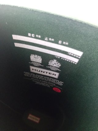 Botas de agua Hunter verdes
